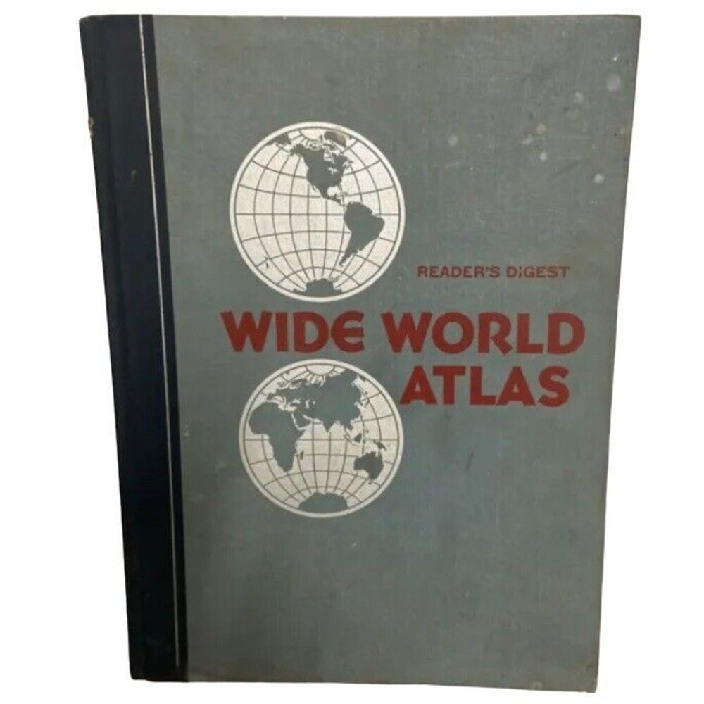 Readers Digest Wide World Atlas 1981 Vintage